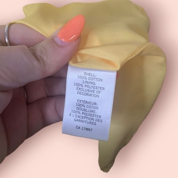 Vintage Banana Republic Yellow Skirt, Size 0P - Picture 3 of 5